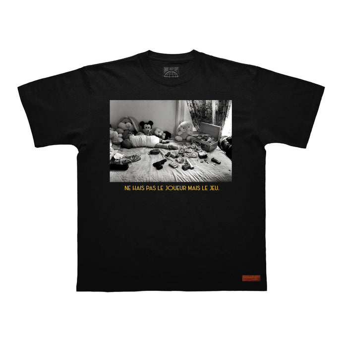 TEE-SHIRT | NE HAIS PAS LE JOUEUR, MAIS LE JEU - Noir