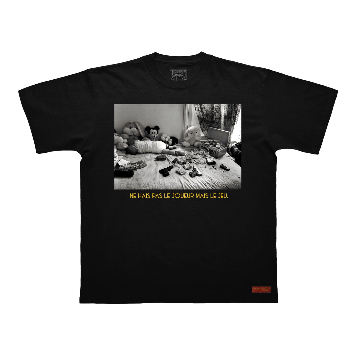 TEE-SHIRT | NE HAIS PAS LE JOUEUR, MAIS LE JEU - Noir