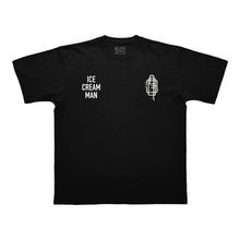 Charger l&#39;image dans la galerie, TEE-SHIRT | LEO GAVAGGIO x ICE CREAM MAN - Noir