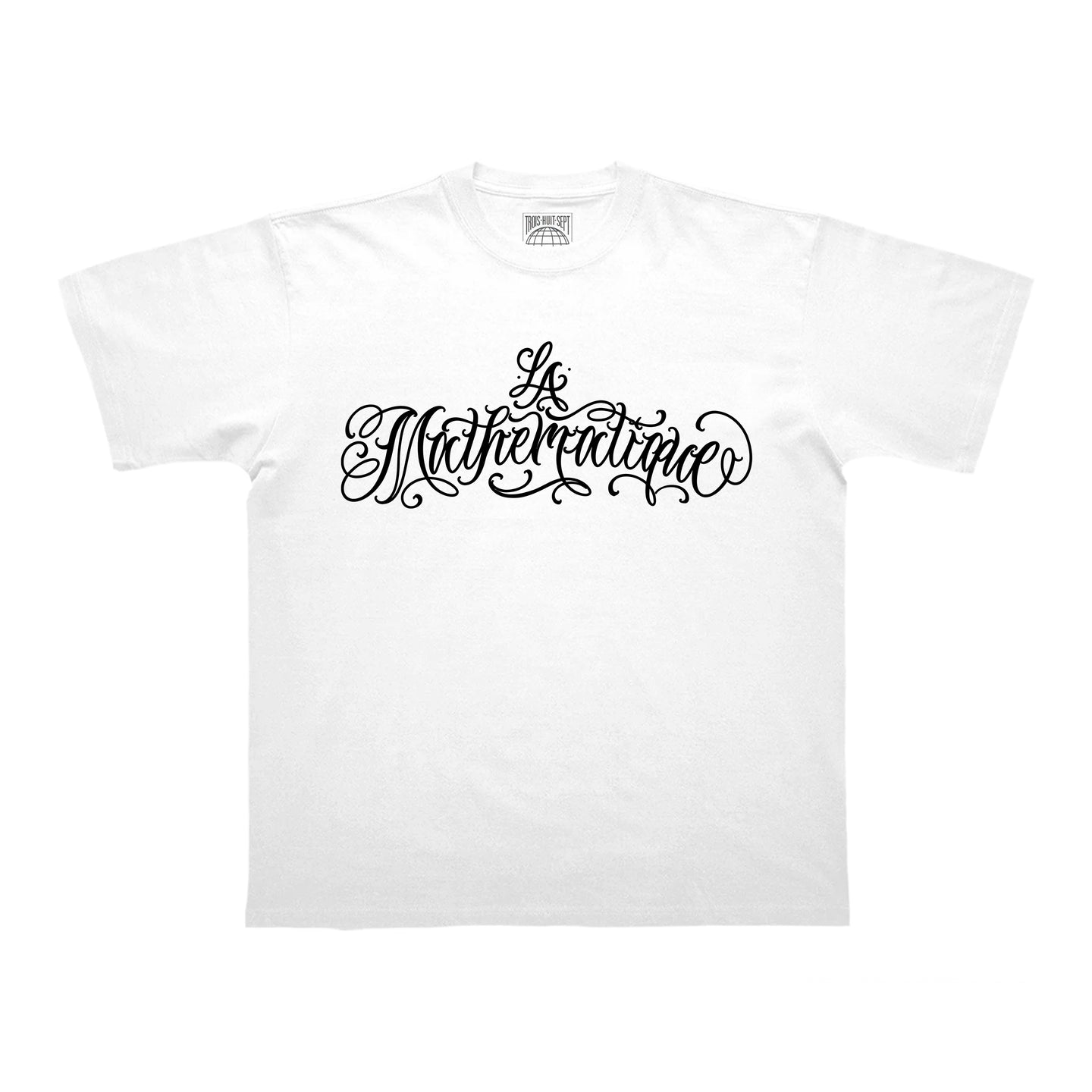 TEE-SHIRT | LA MATHEMATIQUE - Blanc/Noir